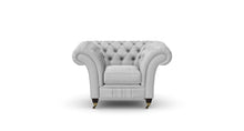 Load image into Gallery viewer, Milano Chesterfield Club Silver Allure Velvet handmade