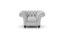 Load image into Gallery viewer, Milano Chesterfield Club Silver Allure Velvet handmade