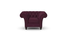 Load image into Gallery viewer, Milano Chesterfield Club Purple Allure Velvet handmade