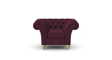 Load image into Gallery viewer, Milano Chesterfield Club Purple Allure Velvet handmade