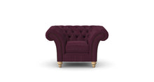 Load image into Gallery viewer, Milano Chesterfield Club Purple Allure Velvet handmade