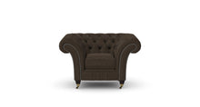 Load image into Gallery viewer, Milano Chesterfield Club Chocolate Allure Velvet handmade