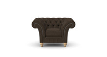 Load image into Gallery viewer, Milano Chesterfield Club Chocolate Allure Velvet handmade