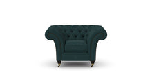 Load image into Gallery viewer, Milano Chesterfield Club Emerald Allure Velvet handmade