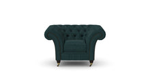 Load image into Gallery viewer, Milano Chesterfield Club Emerald Allure Velvet handmade