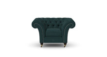 Load image into Gallery viewer, Milano Chesterfield Club Emerald Allure Velvet handmade