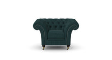 Load image into Gallery viewer, Milano Chesterfield Club Emerald Allure Velvet handmade