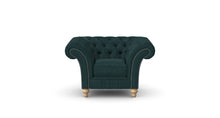 Load image into Gallery viewer, Milano Chesterfield Club Emerald Allure Velvet handmade