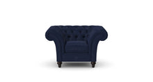 Load image into Gallery viewer, Milano Chesterfield Club Navy Allure Velvet handmade
