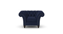Load image into Gallery viewer, Milano Chesterfield Club Navy Allure Velvet handmade