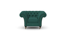 Load image into Gallery viewer, Milano Chesterfield Club Lagoon Allure Velvet handmade