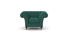 Load image into Gallery viewer, Milano Chesterfield Club Lagoon Allure Velvet handmade