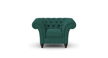 Load image into Gallery viewer, Milano Chesterfield Club Lagoon Allure Velvet handmade