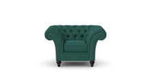 Load image into Gallery viewer, Milano Chesterfield Club Lagoon Allure Velvet handmade