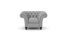 Load image into Gallery viewer, Milano Chesterfield Club Grey Allure Velvet handmade