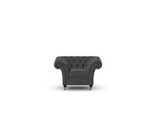Load image into Gallery viewer, Milano Chesterfield Club Sand House Linen handmade