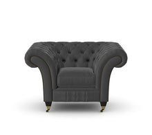 Load image into Gallery viewer, Milano Chesterfield Club Sand House Linen handmade