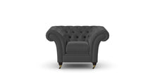 Load image into Gallery viewer, Milano Chesterfield Club Slate House Linen handmade