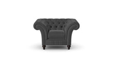 Load image into Gallery viewer, Milano Chesterfield Club Slate House Linen handmade