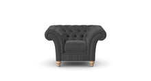 Load image into Gallery viewer, Milano Chesterfield Club Cream House Linen handmade