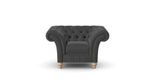 Load image into Gallery viewer, Milano Chesterfield Club Cream House Linen handmade