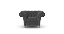 Load image into Gallery viewer, Milano Chesterfield Club Cream House Linen handmade