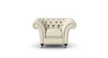 Load image into Gallery viewer, Milano Chesterfield Club Feather Tuscan Linen handmade