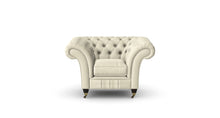 Load image into Gallery viewer, Milano Chesterfield Club Feather Tuscan Linen handmade
