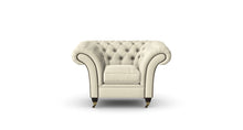 Load image into Gallery viewer, Milano Chesterfield Club Feather Tuscan Linen handmade