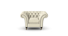 Load image into Gallery viewer, Milano Chesterfield Club Feather Tuscan Linen handmade