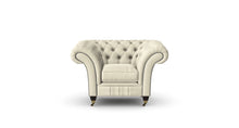Load image into Gallery viewer, Milano Chesterfield Club Feather Tuscan Linen handmade