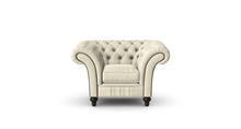 Load image into Gallery viewer, Milano Chesterfield Club Feather Tuscan Linen handmade