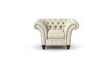 Load image into Gallery viewer, Milano Chesterfield Club Feather Tuscan Linen handmade