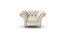 Load image into Gallery viewer, Milano Chesterfield Club Feather Tuscan Linen handmade
