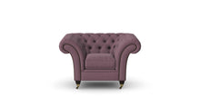 Load image into Gallery viewer, Milano Chesterfield Club Heather Tuscan Linen handmade