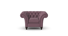 Load image into Gallery viewer, Milano Chesterfield Club Heather Tuscan Linen handmade