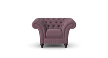 Load image into Gallery viewer, Milano Chesterfield Club Heather Tuscan Linen handmade