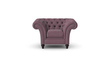 Load image into Gallery viewer, Milano Chesterfield Club Heather Tuscan Linen handmade