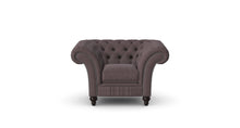 Load image into Gallery viewer, Milano Chesterfield Club Lilac Tuscan Linen handmade