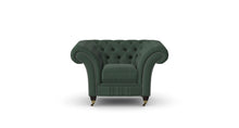 Load image into Gallery viewer, Milano Chesterfield Club Mineral Tuscan Linen handmade