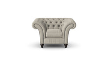 Load image into Gallery viewer, Milano Chesterfield Club Mushroom Tuscan Linen handmade