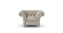 Load image into Gallery viewer, Milano Chesterfield Club Mushroom Tuscan Linen handmade