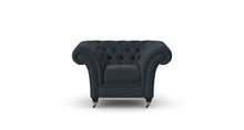 Load image into Gallery viewer, Milano Chesterfield Club Twilight Tuscan Linen handmade