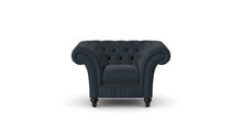 Load image into Gallery viewer, Milano Chesterfield Club Twilight Tuscan Linen handmade