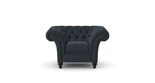 Load image into Gallery viewer, Milano Chesterfield Club Twilight Tuscan Linen handmade