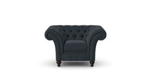 Load image into Gallery viewer, Milano Chesterfield Club Twilight Tuscan Linen handmade