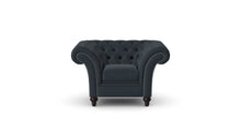 Load image into Gallery viewer, Milano Chesterfield Club Twilight Tuscan Linen handmade