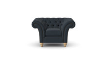 Load image into Gallery viewer, Milano Chesterfield Club Twilight Tuscan Linen handmade