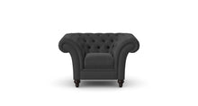 Load image into Gallery viewer, Milano Chesterfield Club Ash Tuscan Linen handmade
