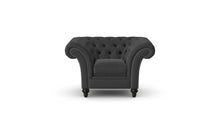 Load image into Gallery viewer, Milano Chesterfield Club Ash Tuscan Linen handmade